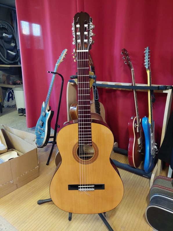 Guitare prête à être jouée
